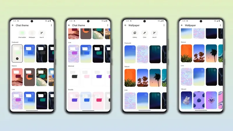 WhatsApp Android sürümüne yeni kişiselleştirme ve tema özellikleri ekleniyor