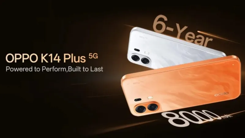 OPPO K14 Plus modeli 29 Eylül'de piyasaya sürülüyor