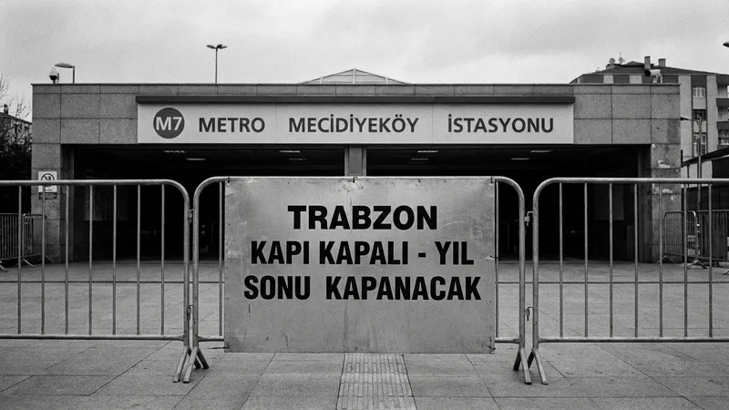 M7 Metro Hattı Mecidiyeköy İstasyonu Yıl Sonu Kapanacak