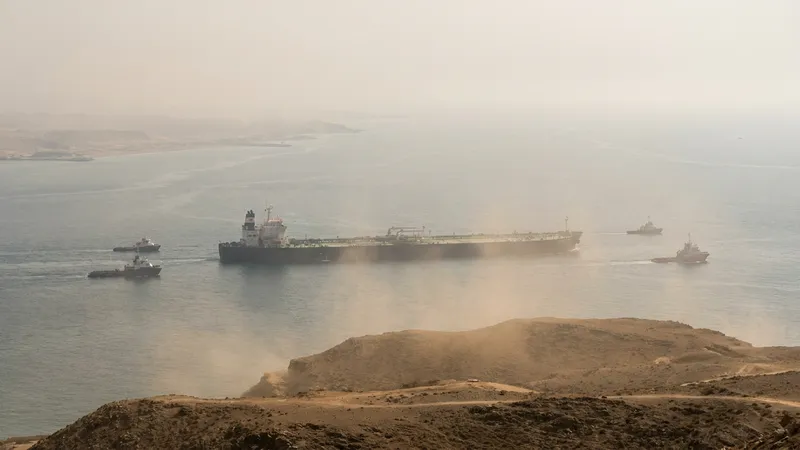 IRGC says tanker explodes near Hormuz mine route