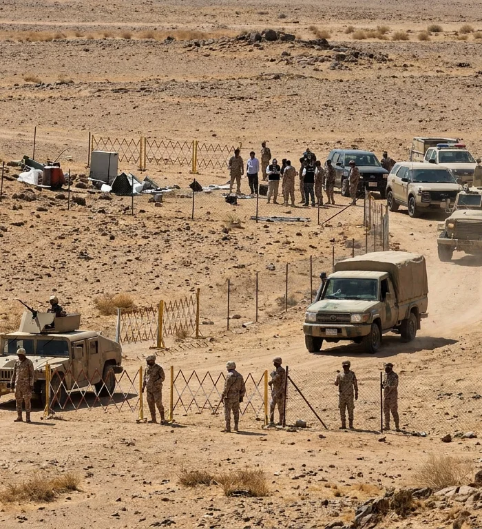 مقتل ضابطين في تحطم مروحية سعودية بنجران