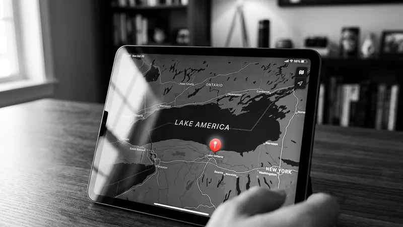 Apple, ABD Haritalarında Ontario Gölü İsmini Amerika Gölü Olarak Değiştirdi