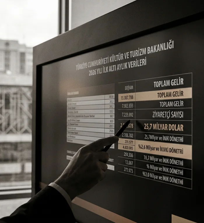 Türkiye'nin 2026 yılı ilk altı aylık turizm verileri açıklandı