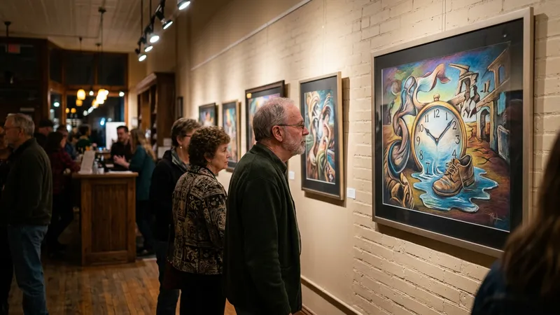 Lindsey Nelson's Surrealist Chalk Pastel Exhibit Opens in Carbondale