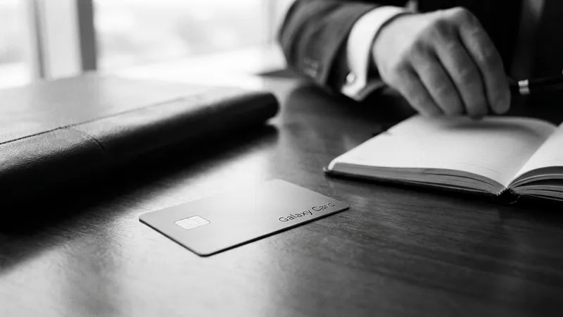 Samsung, Barclays ve Visa İş Birliğiyle İlk Kredi Kartı Galaxy Card'ı Tanıttı