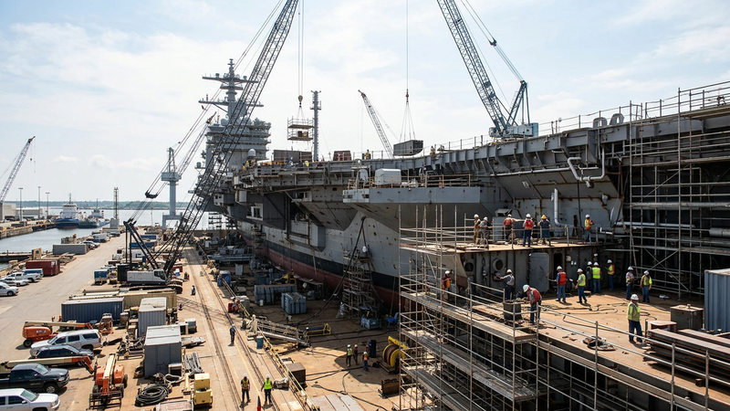 HII Courts Navy Commission, But Markets Await Hard Orders