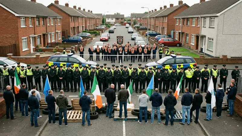 Portadown Orange Order March Stalled by Protesters