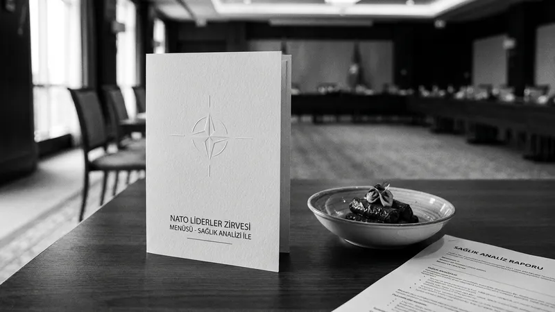 NATO Liderler Zirvesi Menüsünde Yöresel Tatlar ve Sağlık Analizi