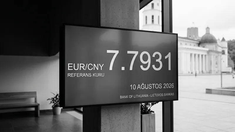 Litvanya Merkez Bankası EUR/CNY referans kurunu 7,7931 olarak açıkladı