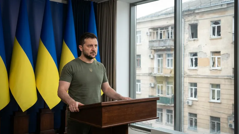 Zelensky says Putin targets civilians and nuclear sites
