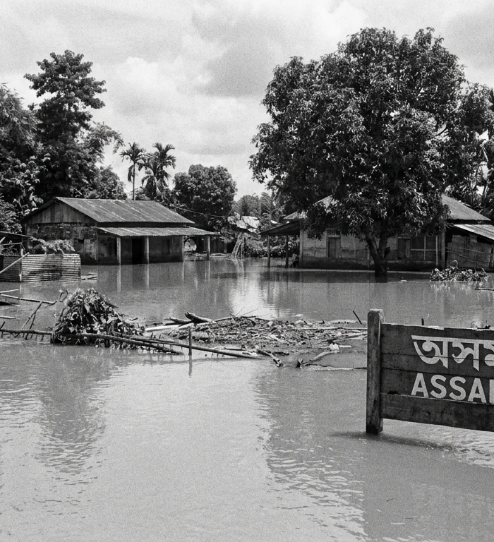 Hindistan'ın Assam Eyaletinde Sel Felaketi: 61 Kişi Hayatını Kaybetti