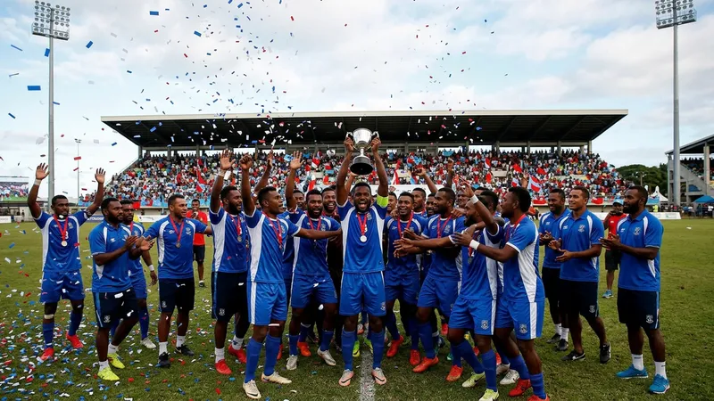 Fiji futbol takımı MSG Kupası zaferiyle ödüllendirildi