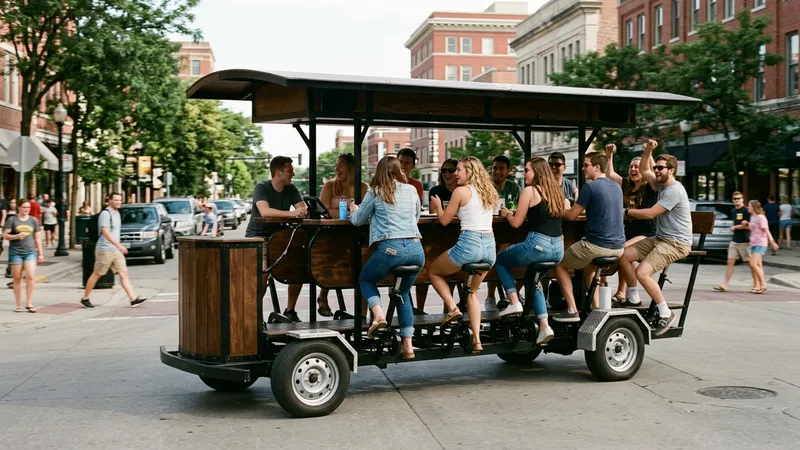 Iowa City'de elektrikli mobil bar dönemi resmen başladı