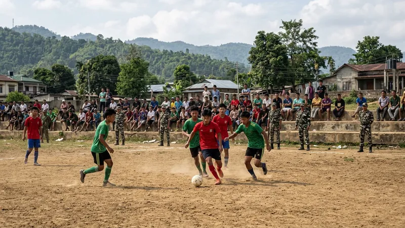 CRPF Battalions Host Football Tournaments Across Manipur
