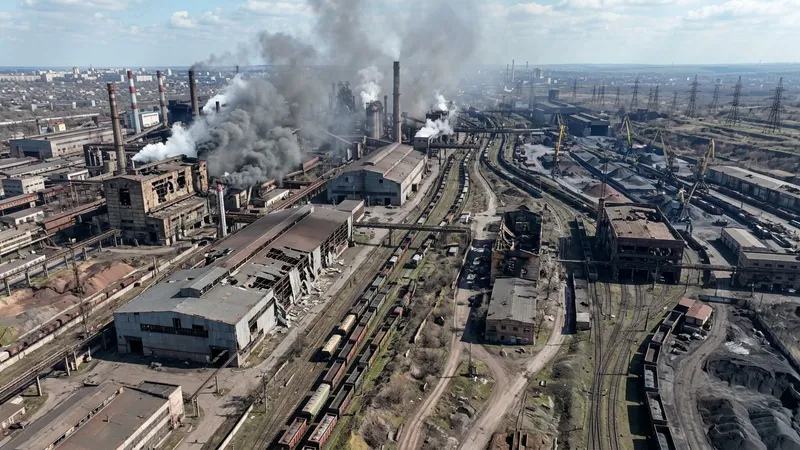 ArcelorMittal suspends operations at Kryvyi Rih steelworks after repeated missile strikes