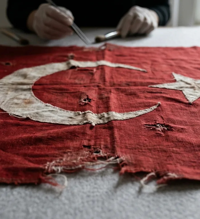 Kıbrıs Barış Harekâtı bayrağı Türkiye’de restore edilecek