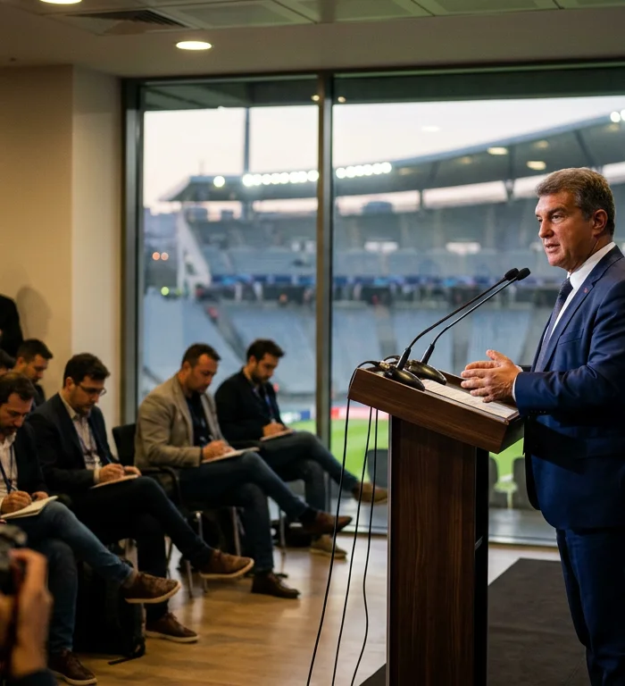 Barcelona Başkanı Laporta tüm kupalara göz diktiklerini belirtti