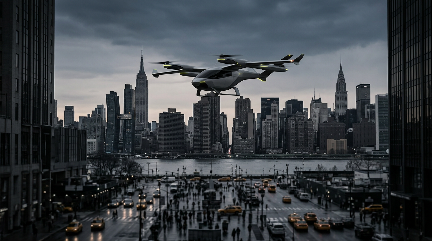 Elektrikli hava taksi NYC semalarında test uçuşları yaptı