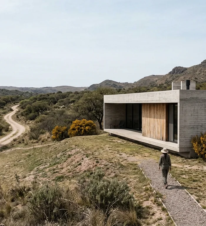 Arjantin’de minimalist bir kaçış: Córdoba’daki Tull Hafta Sonu Evi
