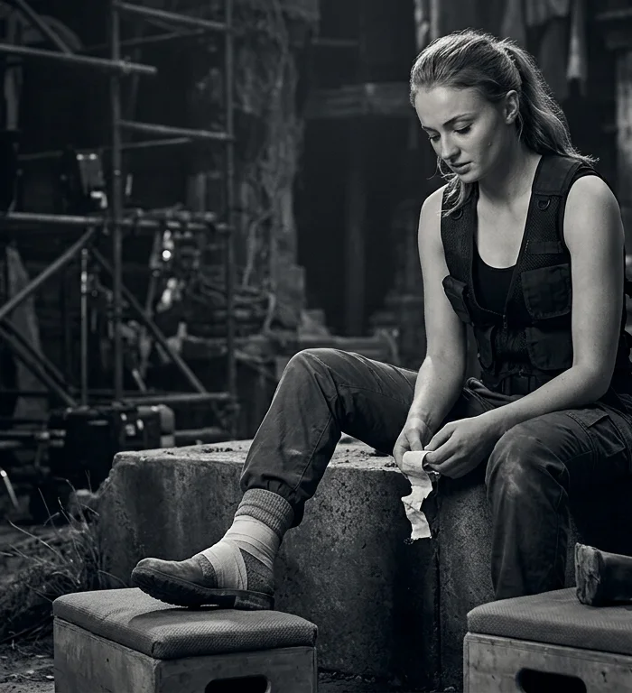 Sophie Turner’ın setteki hafif sakatlığı nedeniyle Amazon’un Tomb Raider dizisi çekimlerine ara verildi