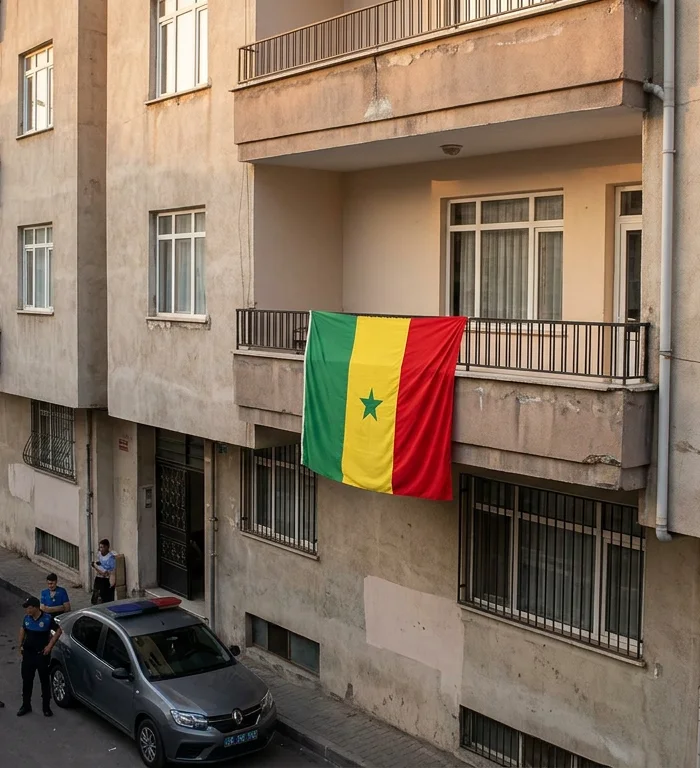 Amedspor Başkanı Nahit Eren: Diagne’nin balkonuna astığı Senegal bayrağı için eve polis geldi