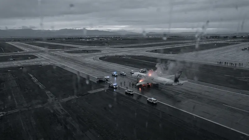 Engine Fire Forces Frontier Flight to Abort Takeoff