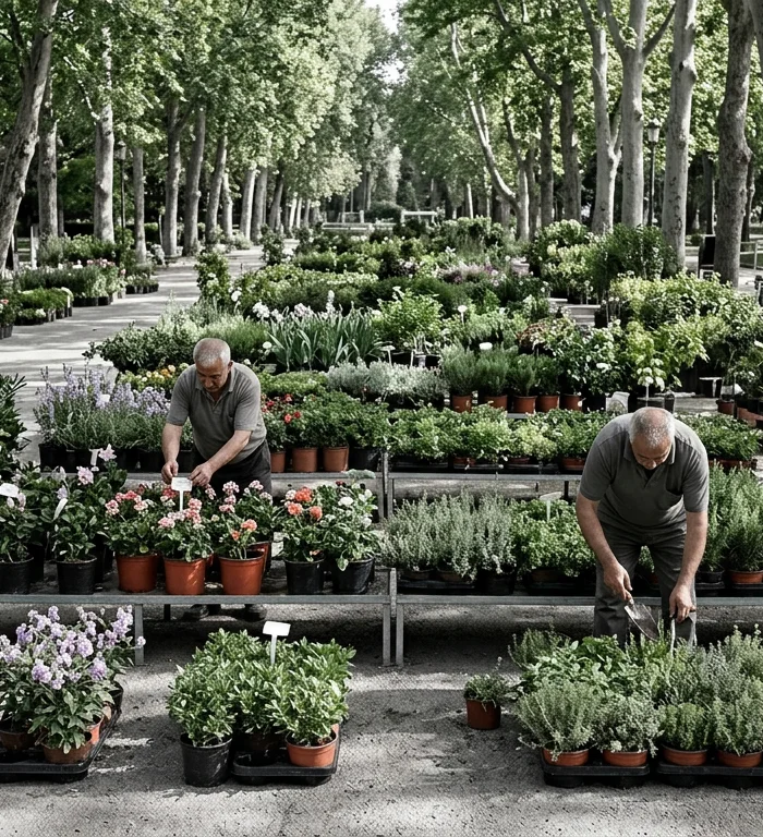 İzmir'de Kültürpark'ta Balkon ve Bahçe Bitkileri Festivali üreticilerle buluştu