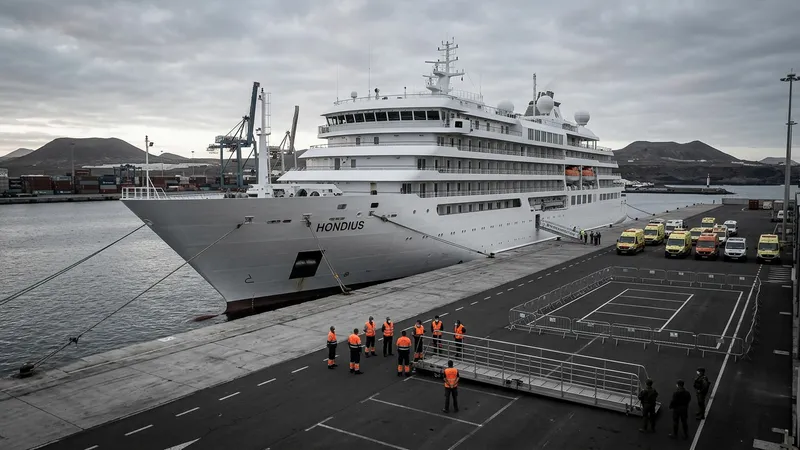 Hantavirüs vakaları tespit edilen MV Hondius yolcu gemisi Tenerife limanına ulaştı