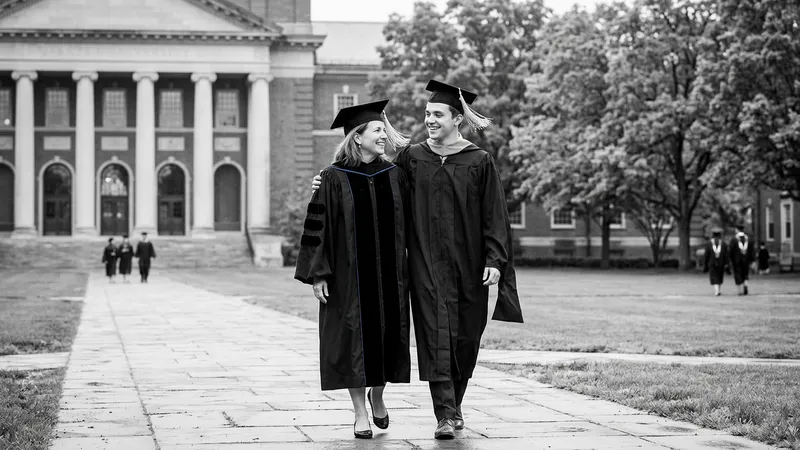 Mother And Son Graduate At Howard University