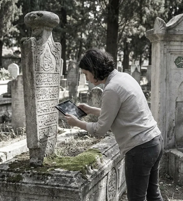 Mudanya, Osmanlı mezar taşları ve tarihi çeşmeleri dijital arşive taşıyor