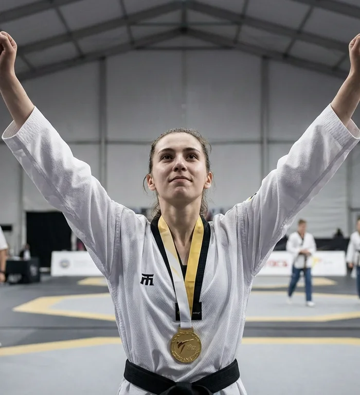 Elif Sude Akgül, Münih’te Avrupa Tekvando Şampiyonu: 49 kiloda altın madalya