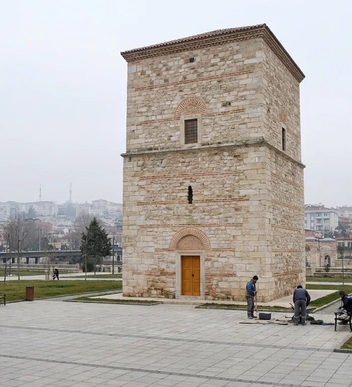 Edirne’deki Makedon Kulesi, restorasyonun ardından gelecek ay açılıyor