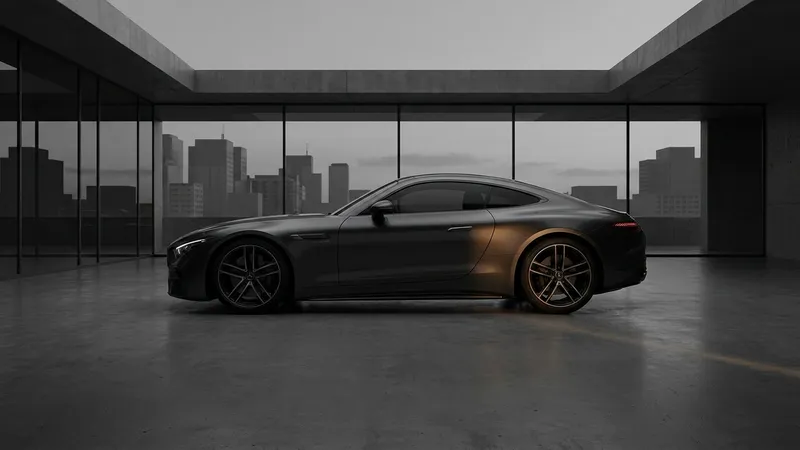 Mercedes'ten V8 Hissiyatlı Yeni Elektrikli GT Coupe