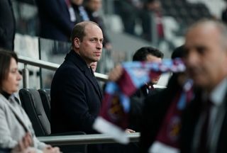 Prens William Dolmabahçe'de: Aston Villa'yı destekledi