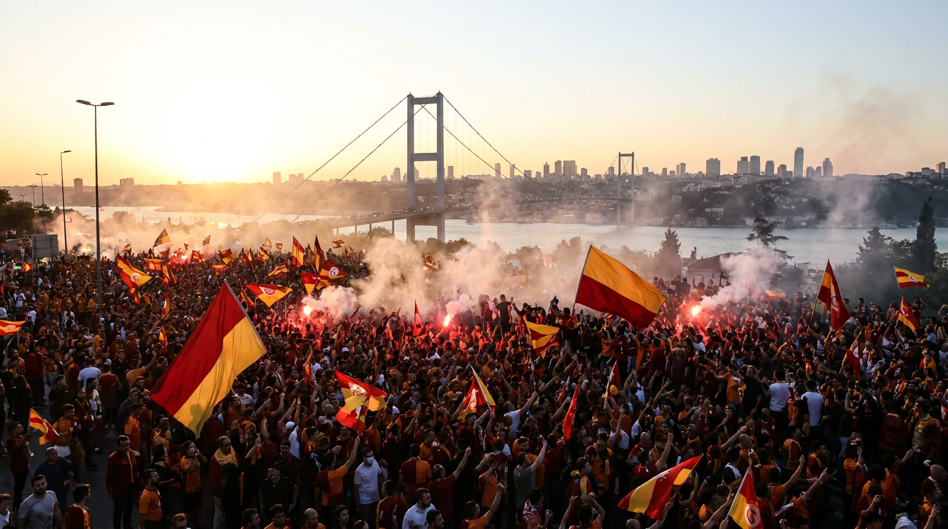 Galatasaray Süper Lig'de Şampiyon Oldu