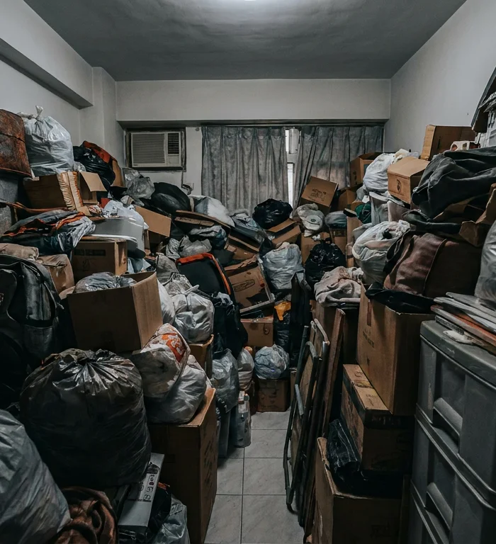 Konak’ta çöp evden iki günde 10 ton atık çıkarıldı
