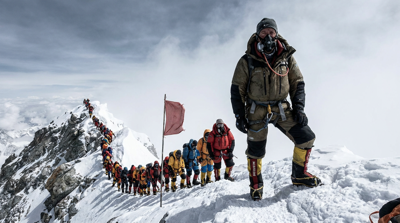 Kenton Cool reaches 20th Everest summit, a non-Nepali first