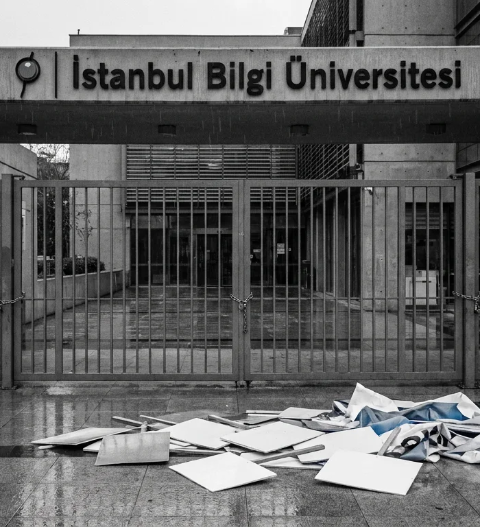 İstanbul Bilgi Üniversitesi Kapatıldı: Öğrenciler Protesto Etti