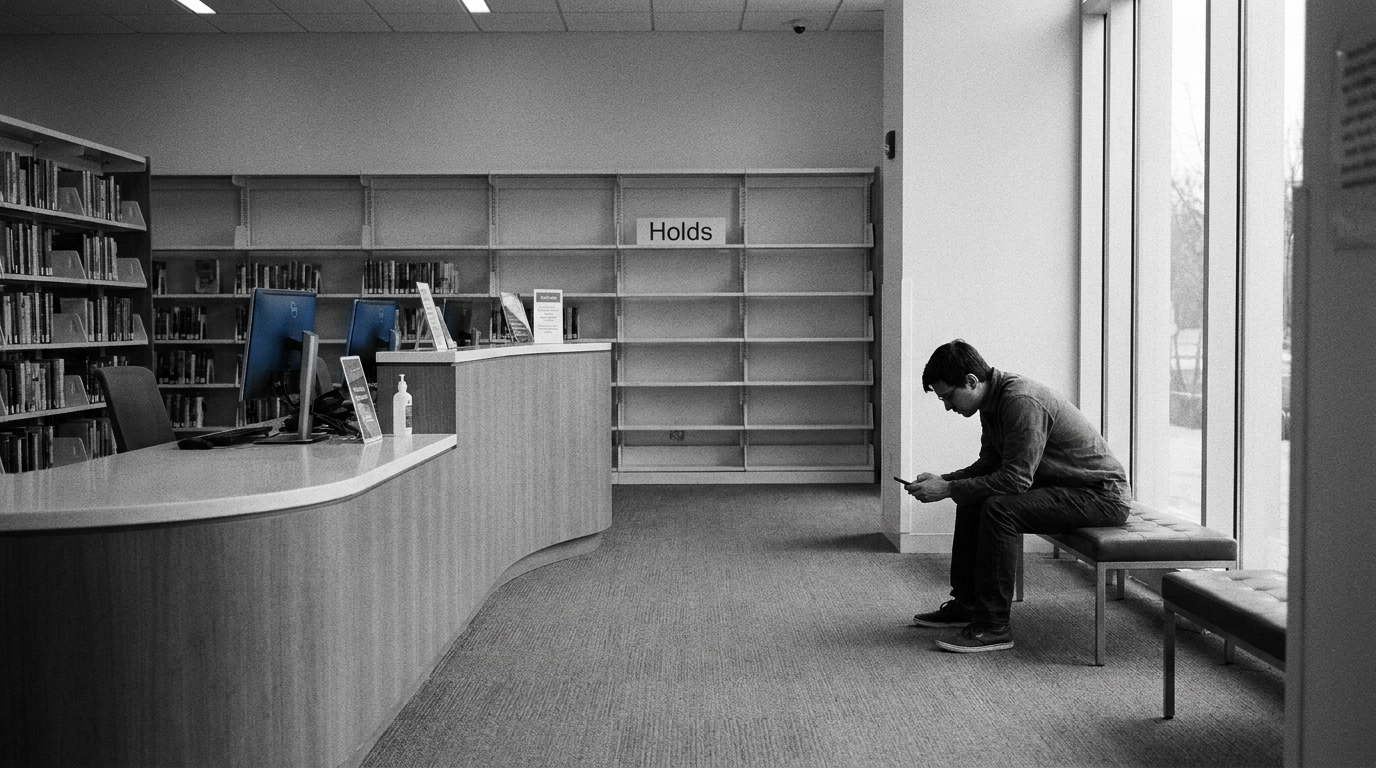 DC Public Library says catalog isn't sending digital hold alerts; manage holds via Libby