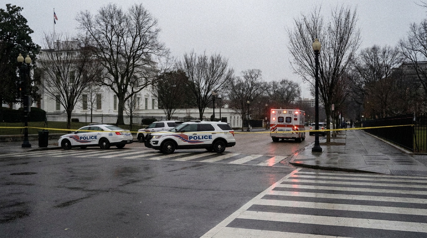 White House Gunman Neutralized After Exchange of Fire