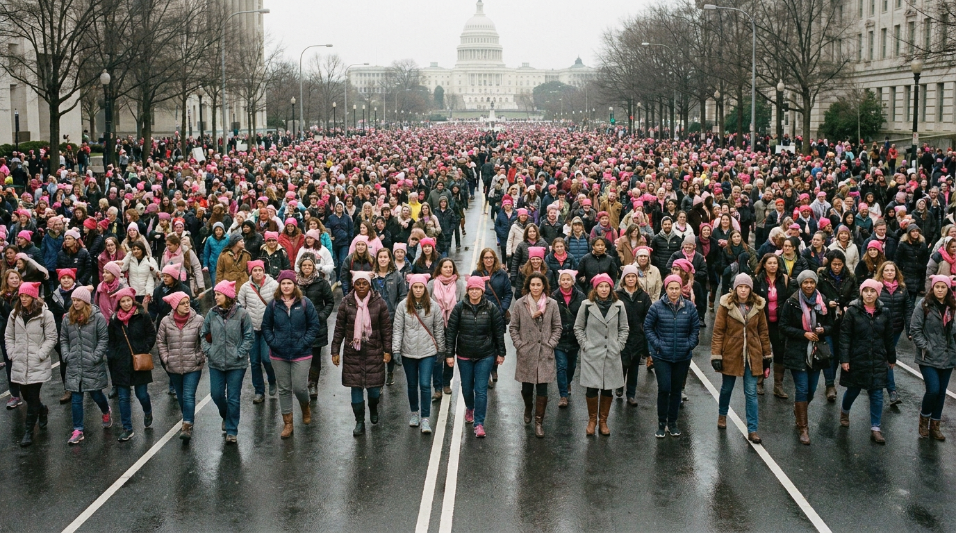 Roll Call photo feature documents Women’s March in Washington, D.C.