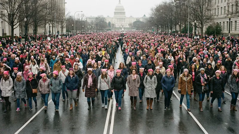 Roll Call photo feature documents Women’s March in Washington, D.C.