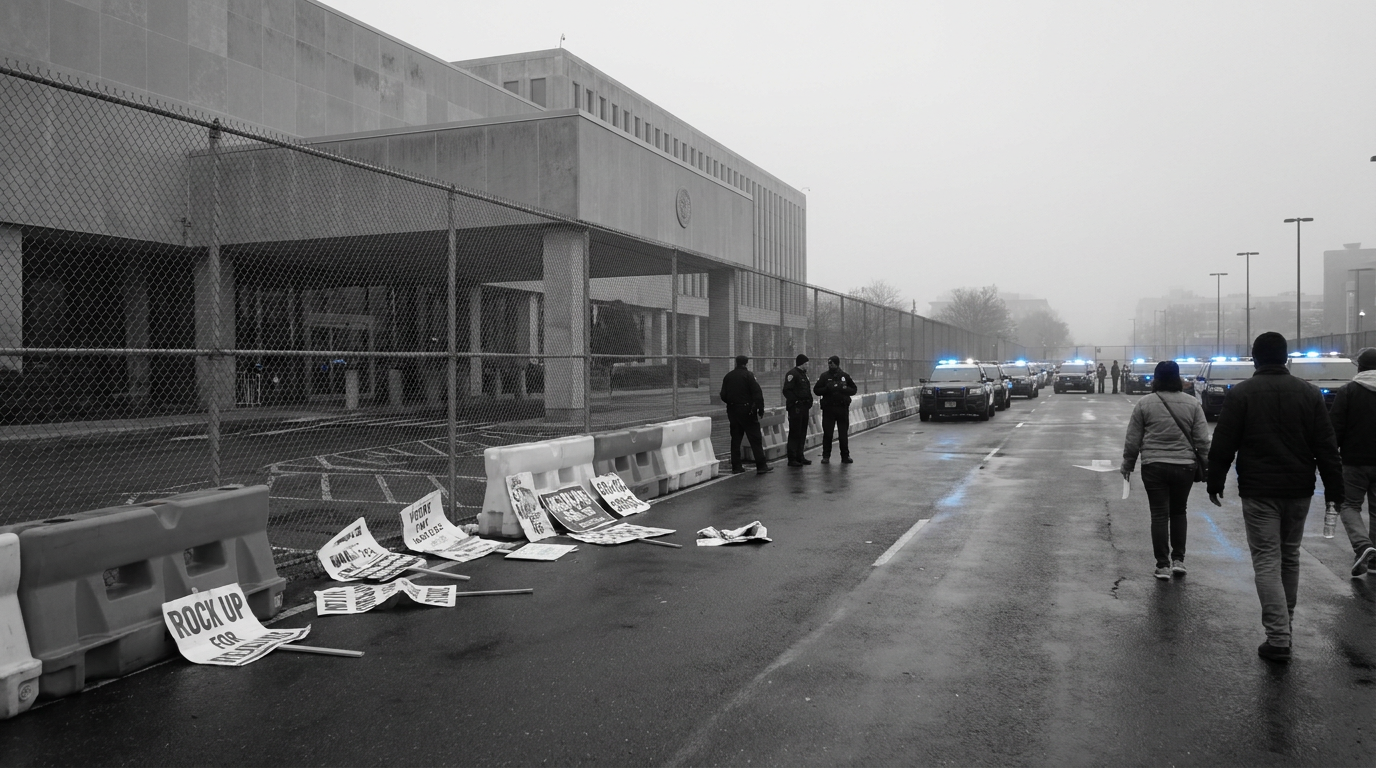 Newark Gözaltı Merkezinde Protesto ve Gerginlik