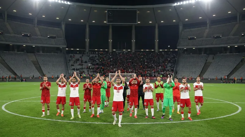 A Milli Takım Kuzey Makedonya'yı 4-0 Yendi
