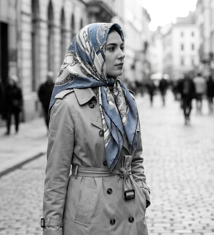 Başa Bağlanan Eşarplar Geri Döndü: Nostaljik Trend Yeniden Yükselişte