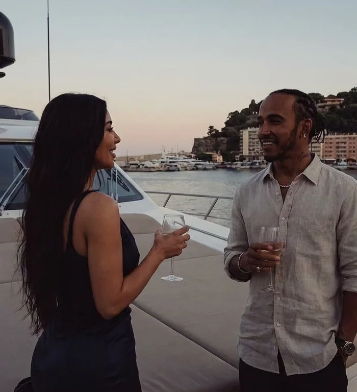 Kim Kardashian, Lewis Hamilton’ın Monaco ikinciliğini yatta kutladı
