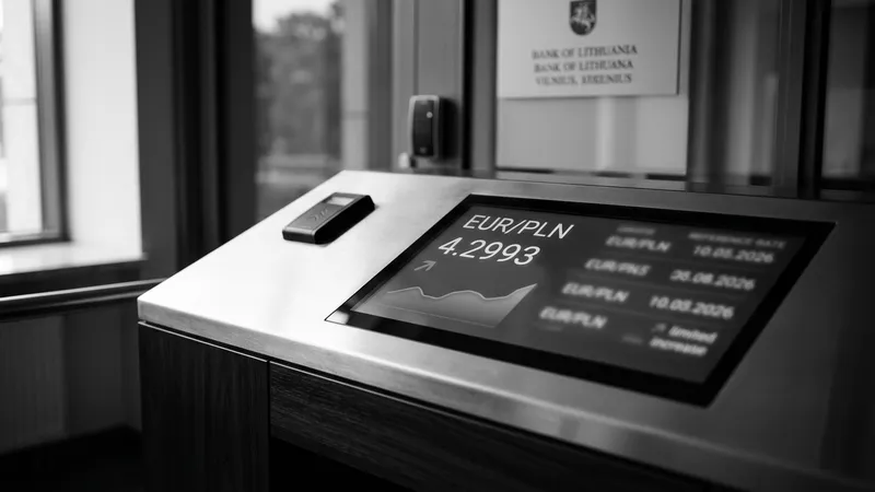 EUR/PLN referans kuru 4,2993: sınırlı artış