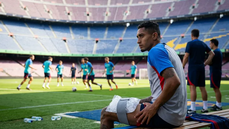 Barcelona forward Raphinha sidelined for upcoming European clash