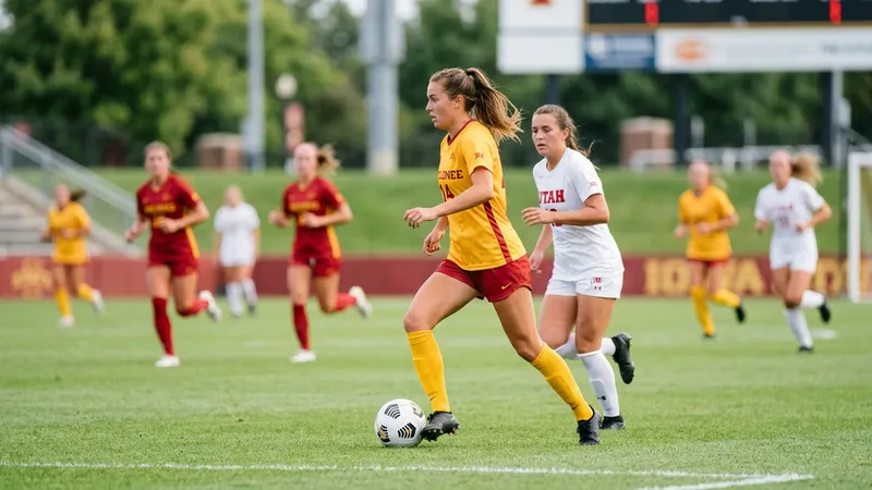 Iowa State kadın futbol takımı Utah sınavına hazırlanıyor