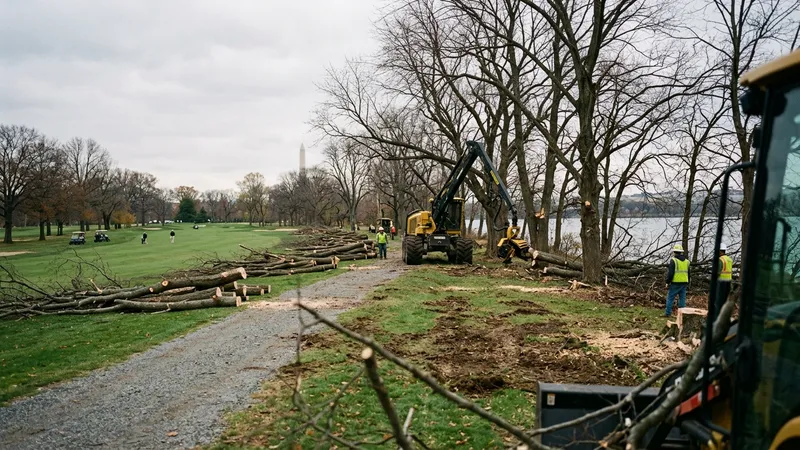 NPS starts clearing up to 500 Hains Point trees